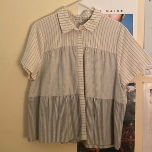 Madewell Button Down Short-sleeve Shirt